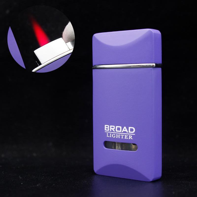 BD226  Creative and Personalized Inflatable Lighter Metal Windproof Red Flame Cigarette Lighter Wholesale