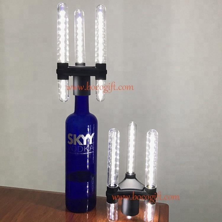 Bright White Triple LED Sparklers,led bottle sparkler,Strobe baton stick