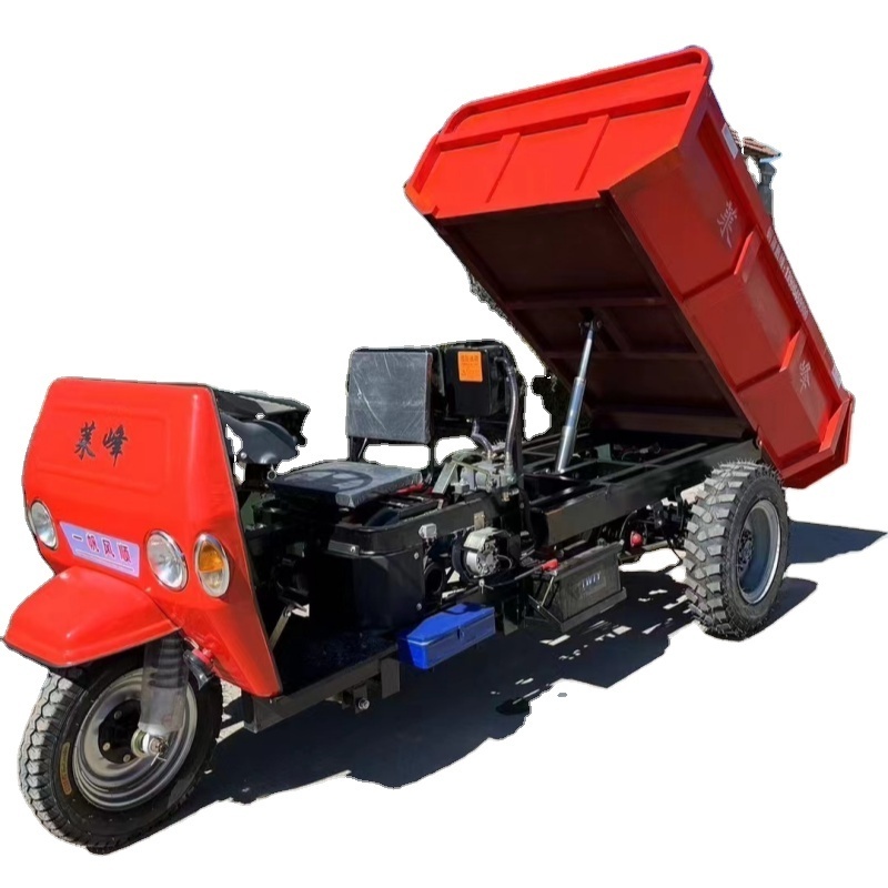 Motorized gas powered farm cargo truck tricycle /double rear axle three wheel truck /two bridge five wheel motorcycle