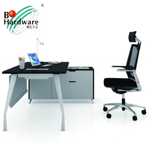 Guangzhou Boda L-shape Modern Office Furniture Computer executive laminate wooden office desk