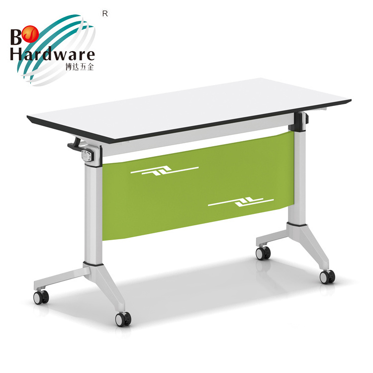 high quality foldable table frame for office training table design mechanism