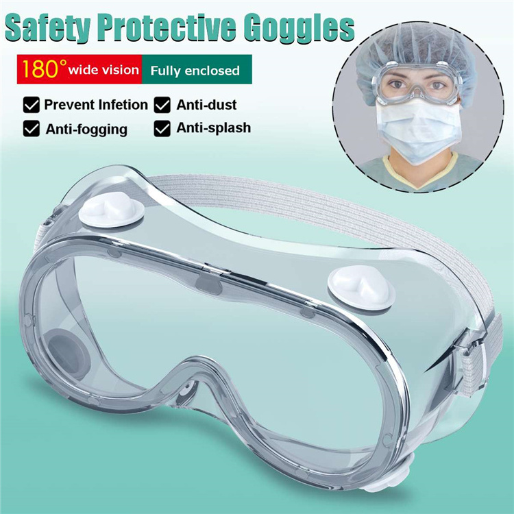 Eye Protection Glasses protective safety glasses anti-saliva anti fog lens medical isolation