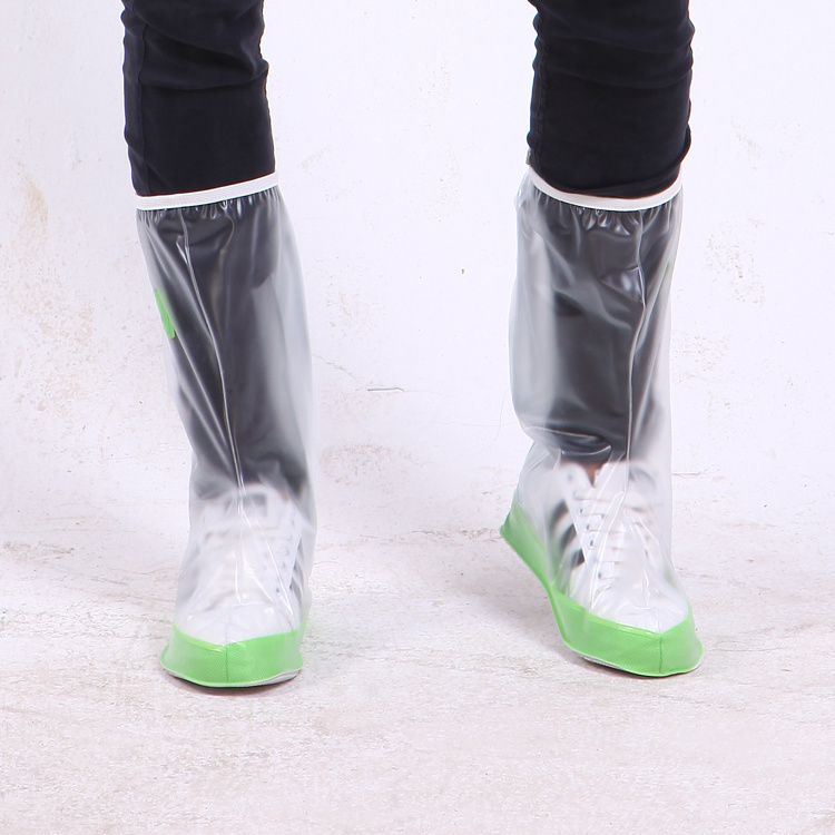 2022 Amazon hot sale pvc shoe cover rain reusable waterproof protector rain boots for women men sport shoe covers  wholesale