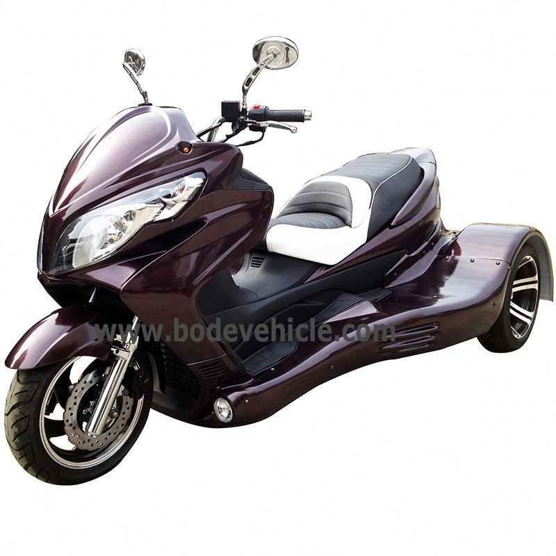 Powerful three wheel gas trike scooter for adult