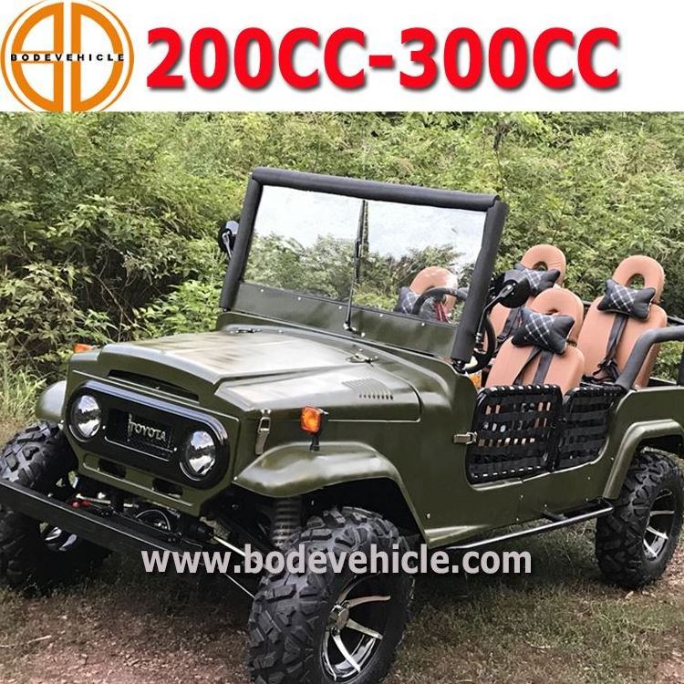 China manufacture 200cc 250cc 300cc willys mini jeep for kids adults UTV