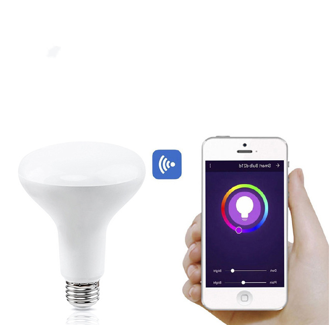 BR30 Graffiti Light Smart WIFI Flat Head Music Bulb RGBCW