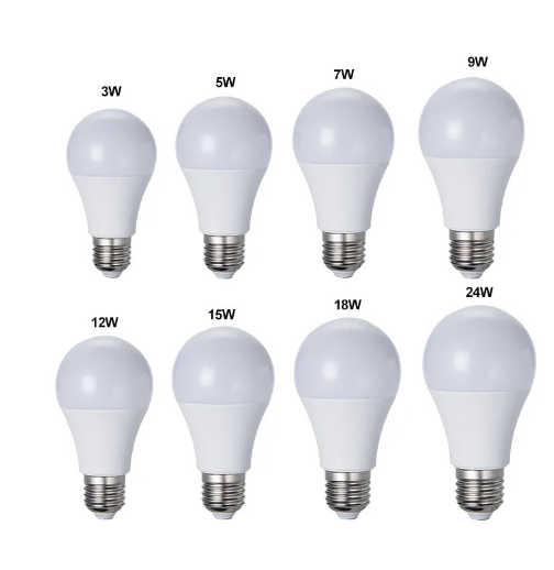 E27 E26 B22 5W 7W 9W 12W Brightest LED Light Bulbs Wholesale Soft White 3000K 4000K 6000K Light A60 led Bulb