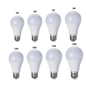 E27 E26 B22 5W 7W 9W 12W Brightest LED Light Bulbs Wholesale Soft White 3000K 4000K 6000K Light A60 led Bulb