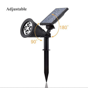 Outdoor lights IP65 Solar Landscape Spotlights Solar Powered Wall Lights 2-in-1 Wireless Solar Lawn Lamp For Decoration