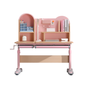 Kids Indoor Wooden House Study Table Chair Set Wood Daycare Furniture Wholesale Solid wood desk Customized