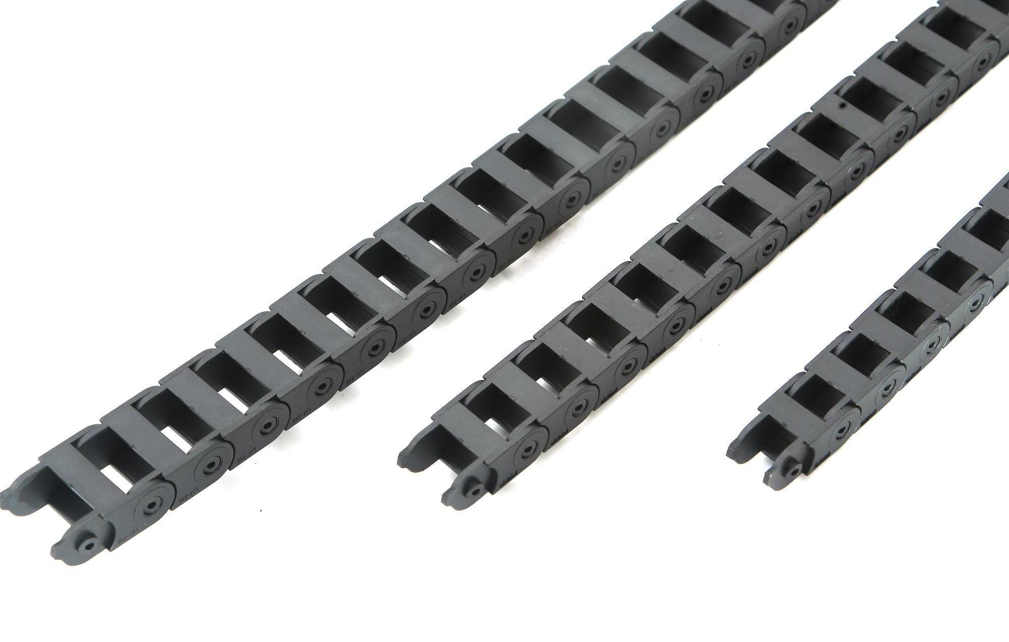 Plastic Towline 10 x 15mm Cable Drag Chain Wire Carrier for CNC Router Machine