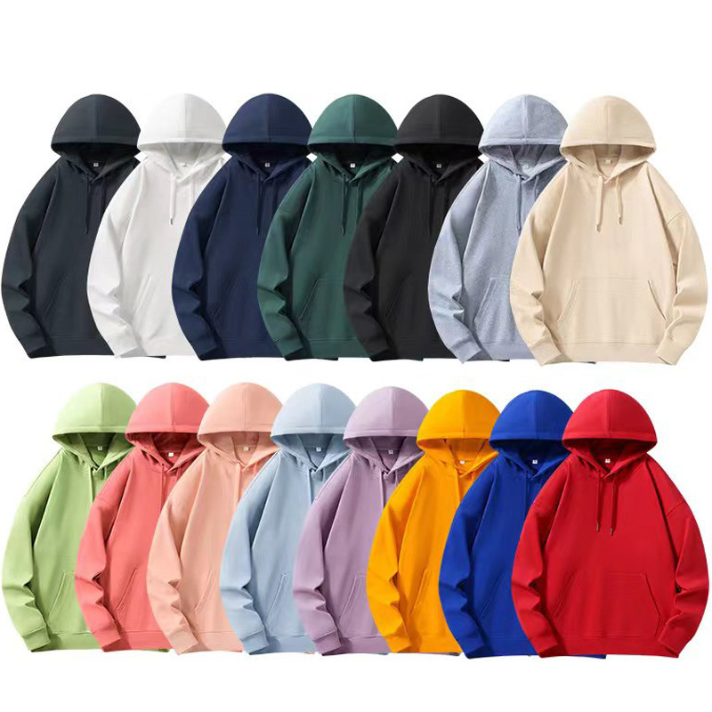 Men's hoodie garment manufacturer customizes high quality men's hoodie pocket feature jumpers oversized