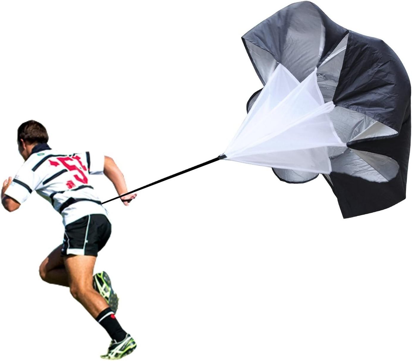 Parachute running resistance training speed chute umbrella sprint power training soccer drilling