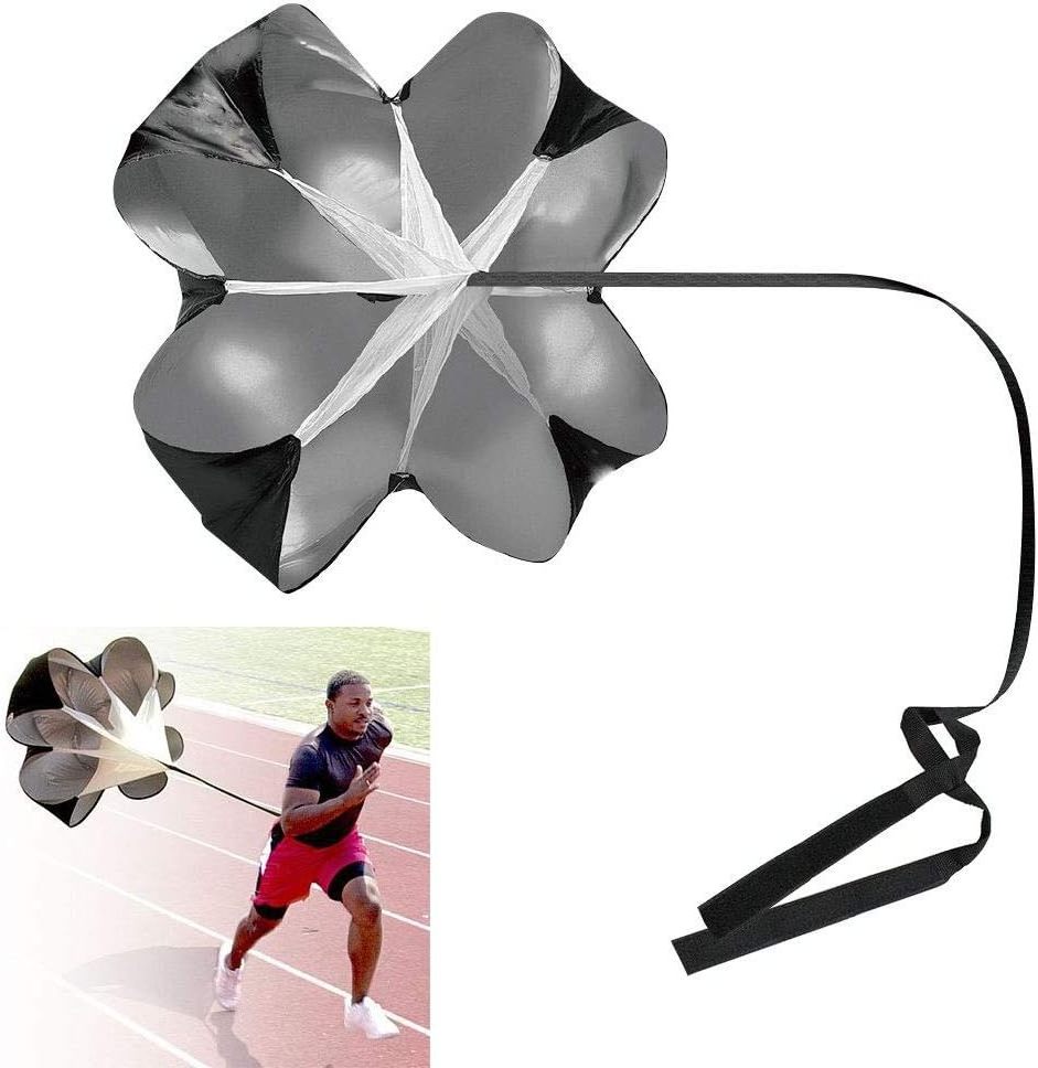 Parachute running resistance training speed chute umbrella sprint power training soccer drilling