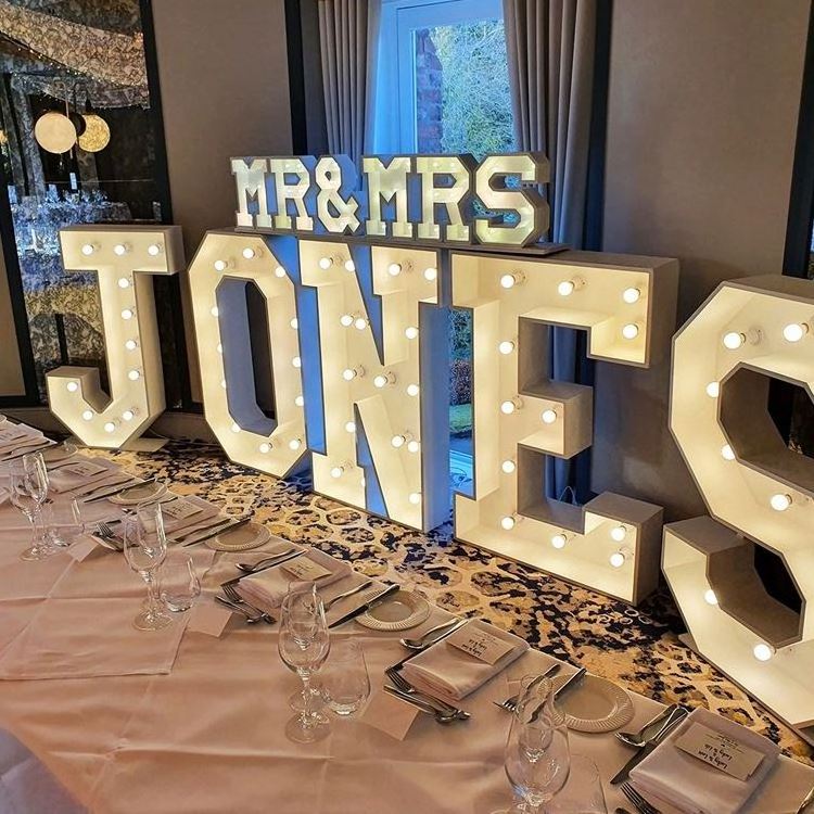 Custom 5ft 6ft Giant Fast Delivery RGB Love Oh Baby Marry Me Wedding Numbers Be Together LED 3ft 4ft Marquee Letters