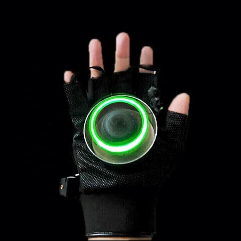 Fashion Led Laser Gloves Rotating Luminous Performance Props Dance Party Laser Gloves For Dj Nightclub Bar Stage