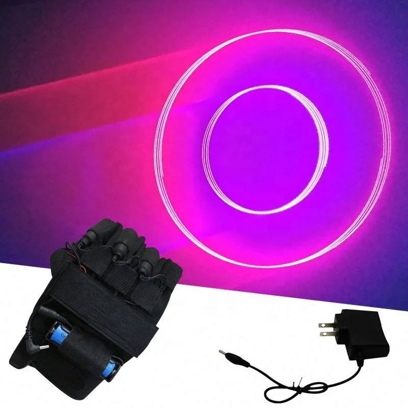 Fashion Led Laser Gloves Rotating Luminous Performance Props Dance Party Laser Gloves For Dj Nightclub Bar Stage