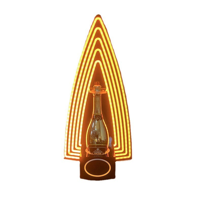 2022 New Arrival 1942 Rechargeable New Style Finish Champagne Bottle Presenter Carrier Glorifier Display