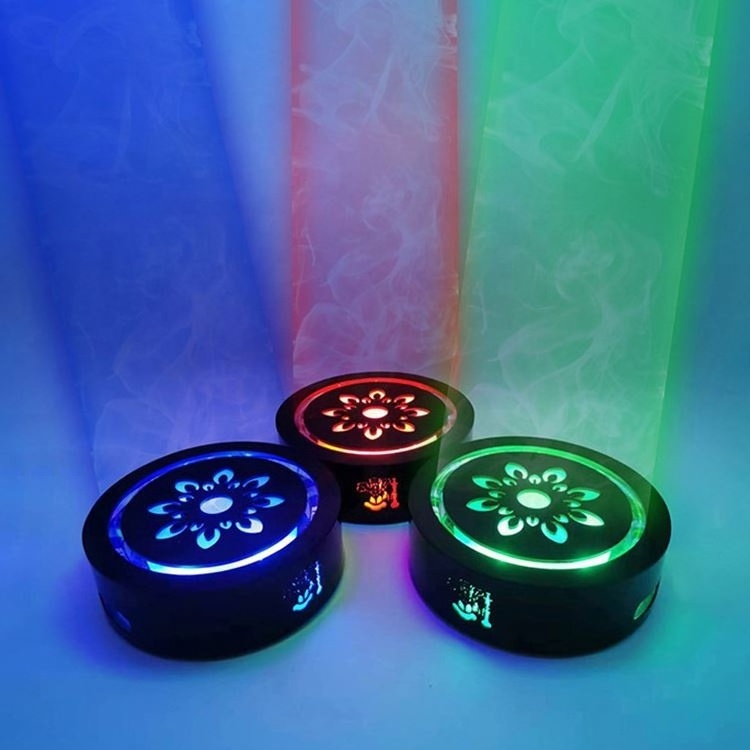 Hookah Led Base Laser Light Beam Shisha Base Bar Decorations Led Laser Base Laser Hookah Stand