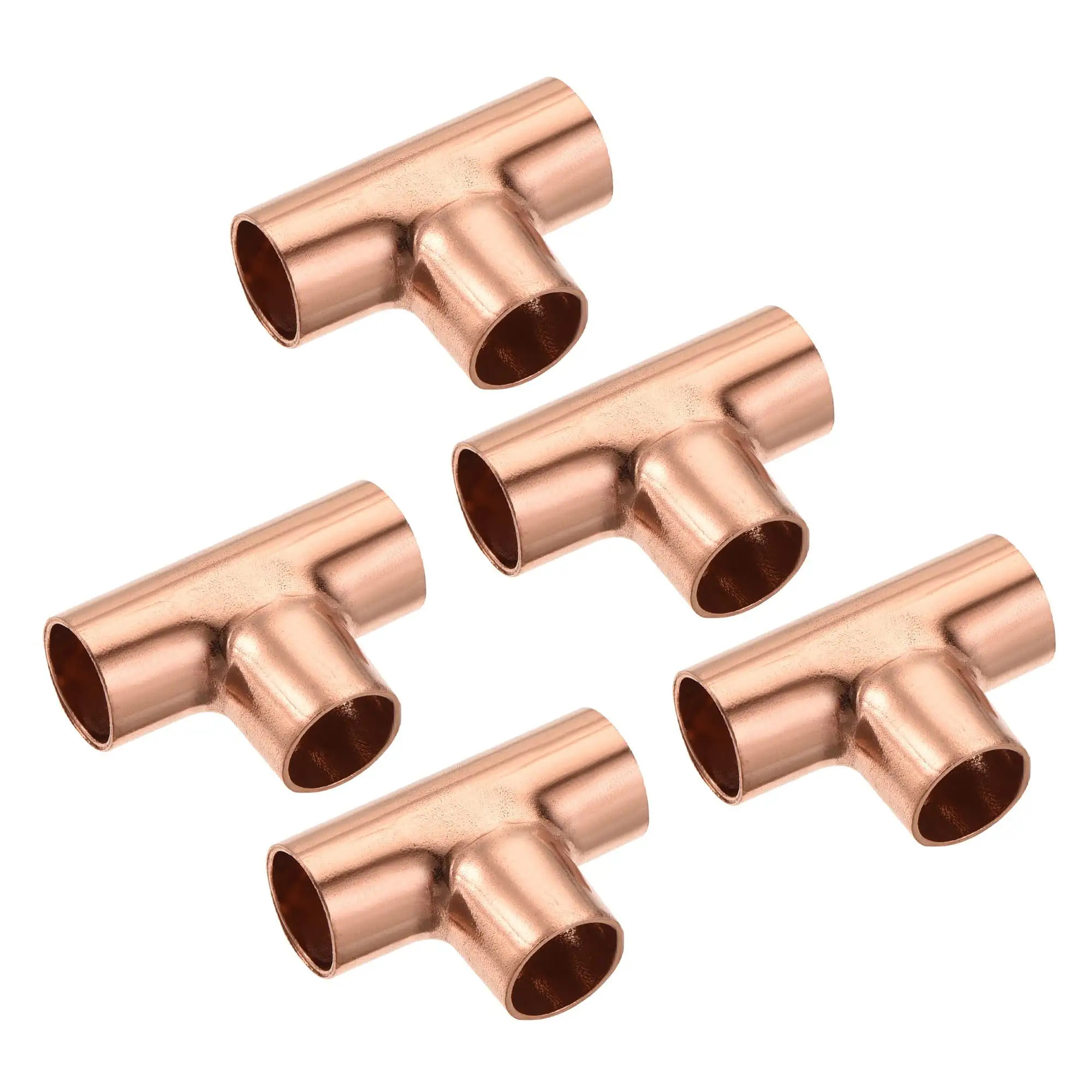 BODE Tee Copper Fitting 3 Way Welding Joint Copper Press Fitting For Plumbing