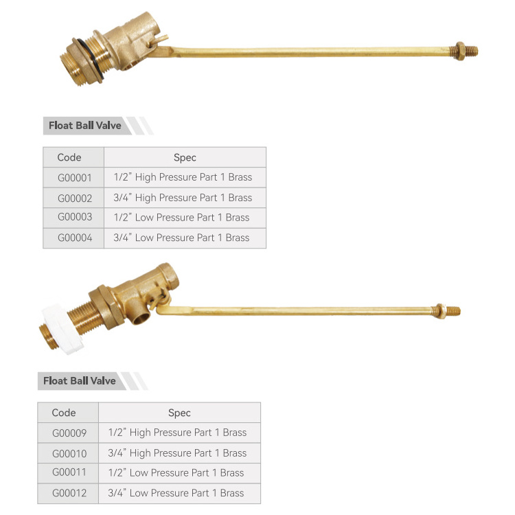 Ball Float Check Valve Water Storage Tank Float Valve with Ball