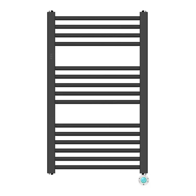 BODE High Quality Smart Electric Towel Warmer Heater Black Heated Towel Rack For Bathroom