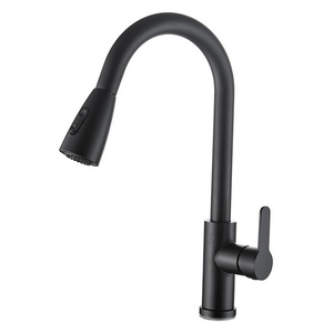 Black Kitchen Faucet Two Function Single Handle Pull Out Kitchen Sink Water Mixer faucet kitchen