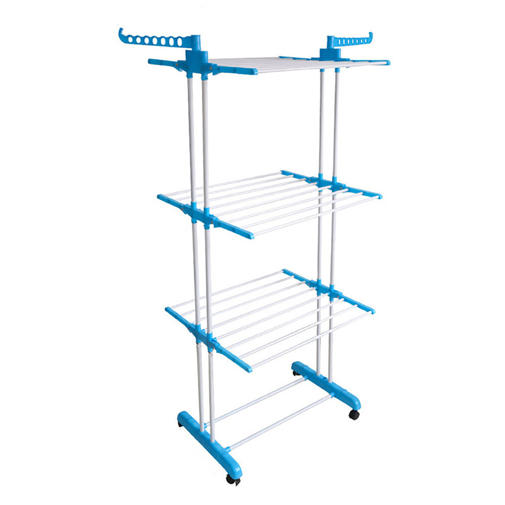 4 tier deluxe large plastic lidl tower winged clothes drying rack airer fold cloth drying stand clothes for drying with wheels