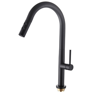 Black Kitchen Faucet Kitchen Faucets with Pull Down Sprayer Pull Out Kitchen Sink Faucets Matte Black