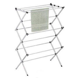 Wireking 8M drying space 3 Tier Extendable Drying stands collapsible mini clothing rack for Baby Clothes