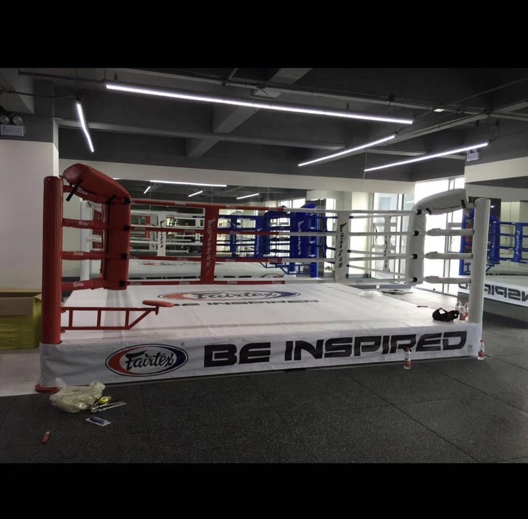 Factory high quality Wrestling AIBA approved boxing ring used inflatable boxing ring