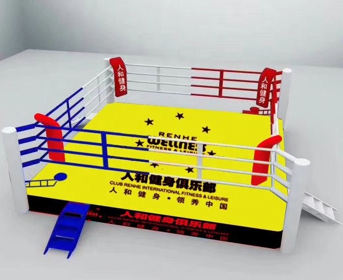 Factory high quality Wrestling AIBA approved boxing ring used inflatable boxing ring