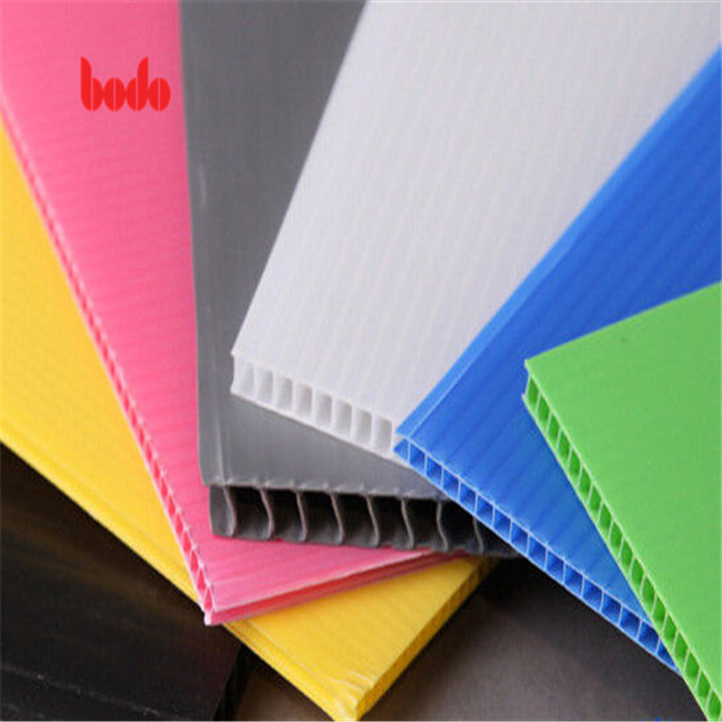 Excellent 4'x8' PP Hollow Board Corrugated Plastic Danpla Sheet For Floor Protection