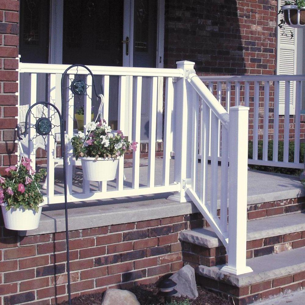 PVC Plastic Balcony Vinyl Staircase Railing