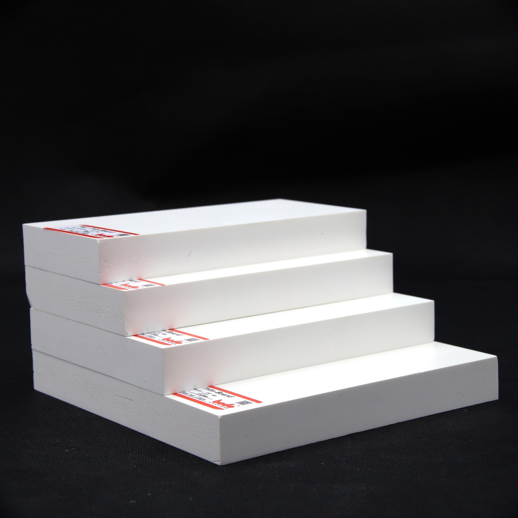 19/25mm 1/2'' 3/4'' PVC Trim Boards for door and windows 0.75-in x 3.5-in x 8ft with sealed edges pvc trim board for exterior