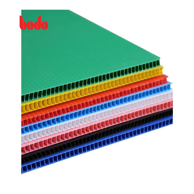 Excellent 4'x8' PP Hollow Board Corrugated Plastic Danpla Sheet For Floor Protection