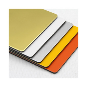 1220x2440mm 1500x3000mm Mirror finished aluminum composite panel wall building materials alucobond for exterior wall