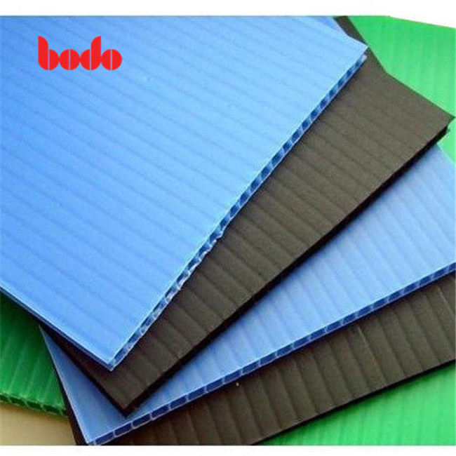 High Quality Panel Yard Sign Polystyrene Corrugated Sheet Printing Material 1220*2440mm 3mm 4mm PP Fluted Sheet