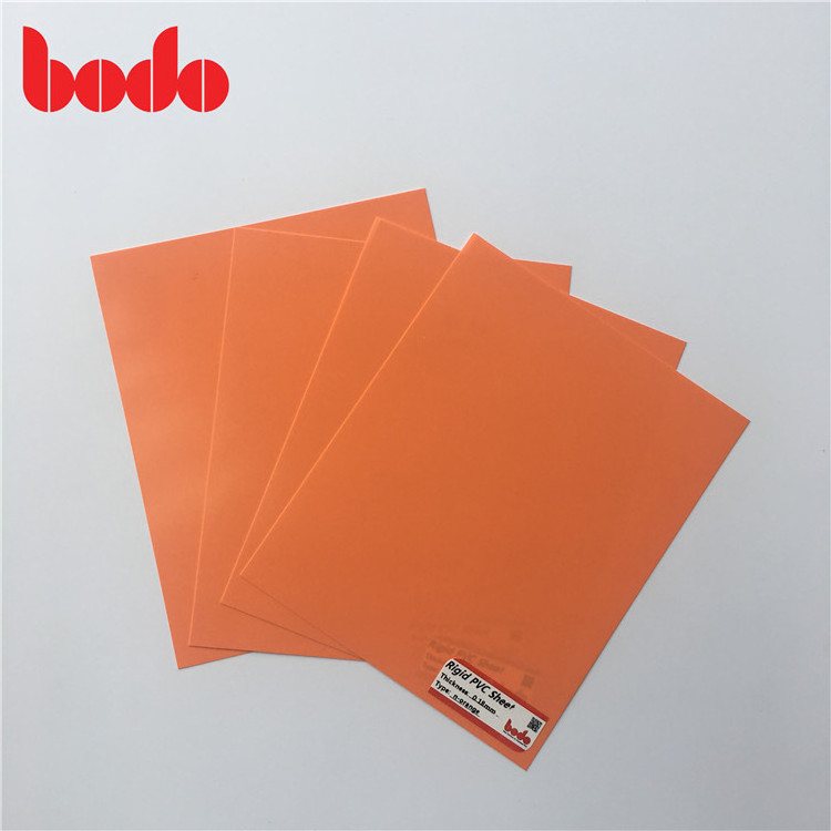 1mm Thin Polyurethane Sheet Rigid PVC Plate Red Colored PVC Plastic Sheet