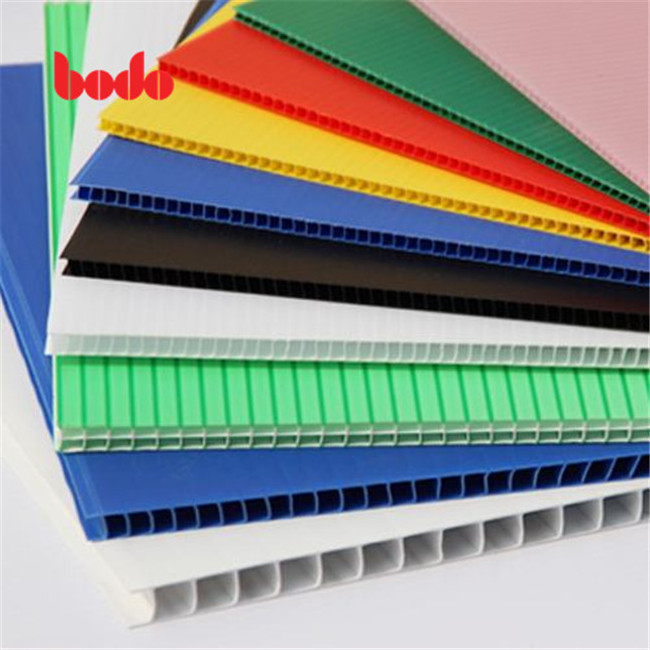 Excellent 4'x8' PP Hollow Board Corrugated Plastic Danpla Sheet For Floor Protection