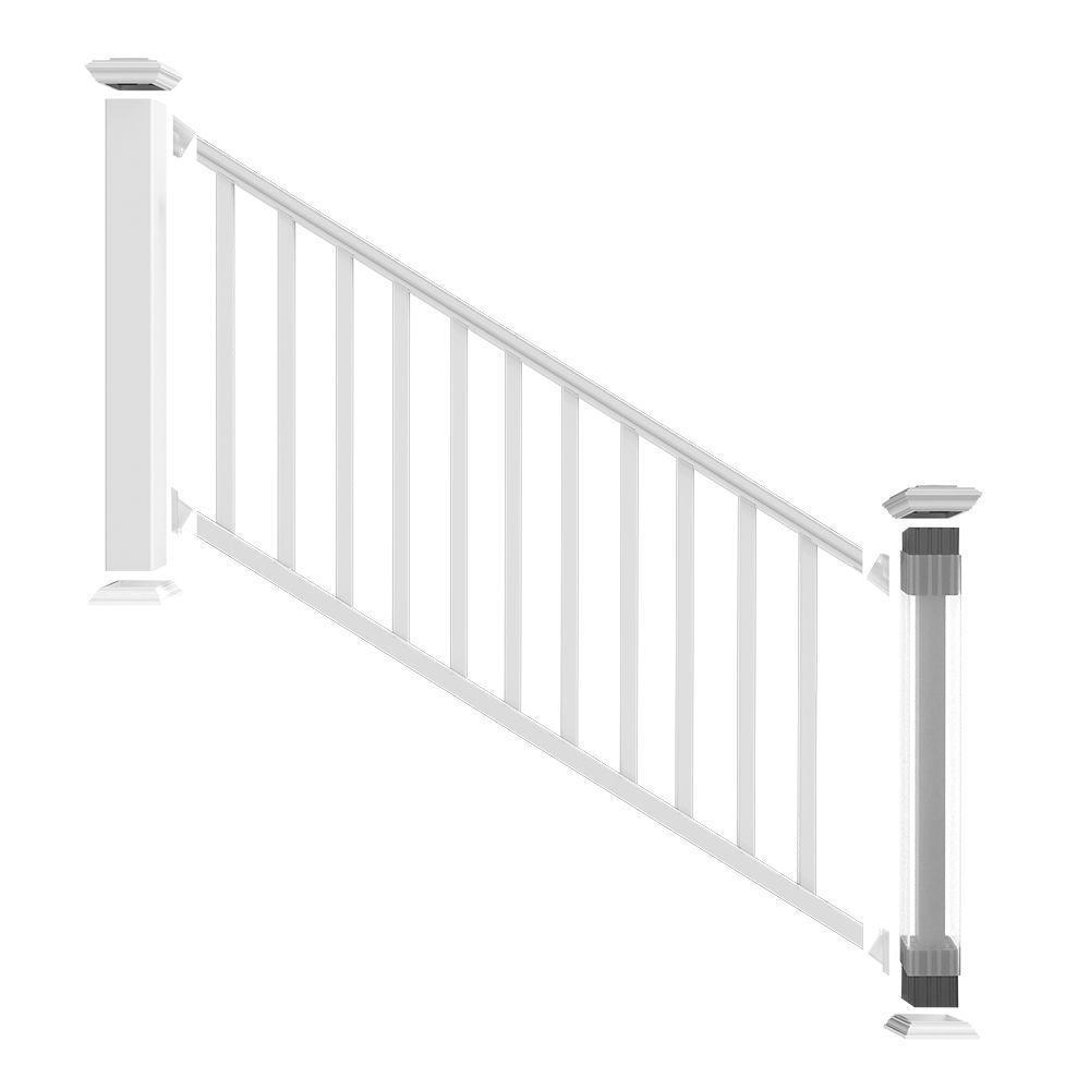 PVC Plastic Balcony Vinyl Staircase Railing