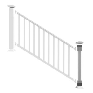 PVC Plastic Balcony Vinyl Staircase Railing