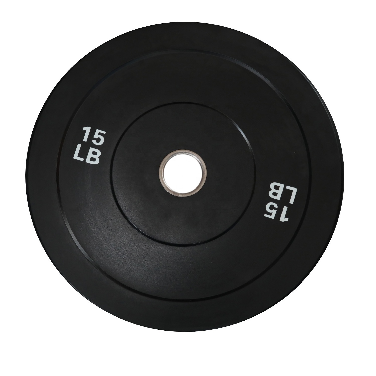 Home Gym Weightlifting Exercise 2in Weight 10 - 55lbs Rubber Plates Customized Logo Bumper Weight Plate