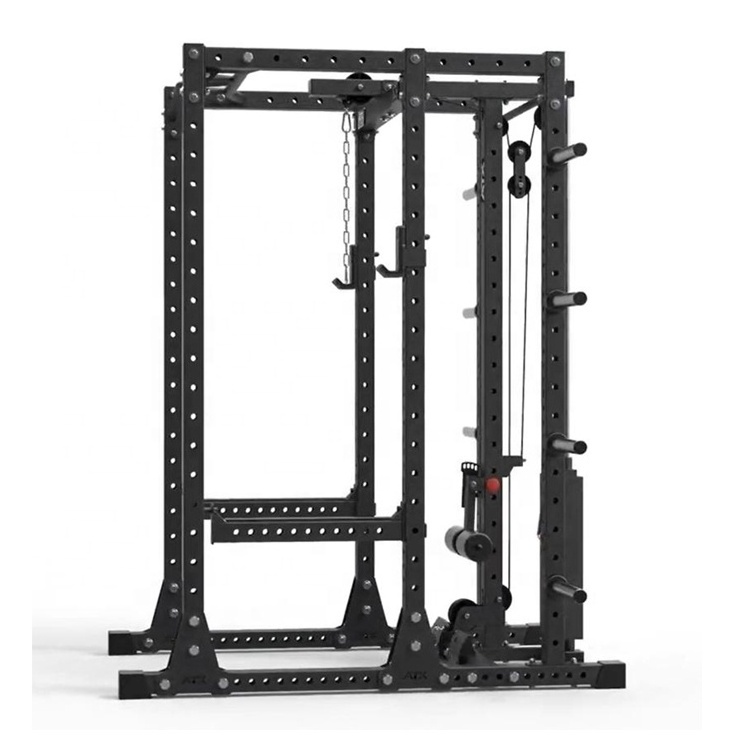 Cheap price Commercial Squat Rack Functional Trainer Black Gym smith machine