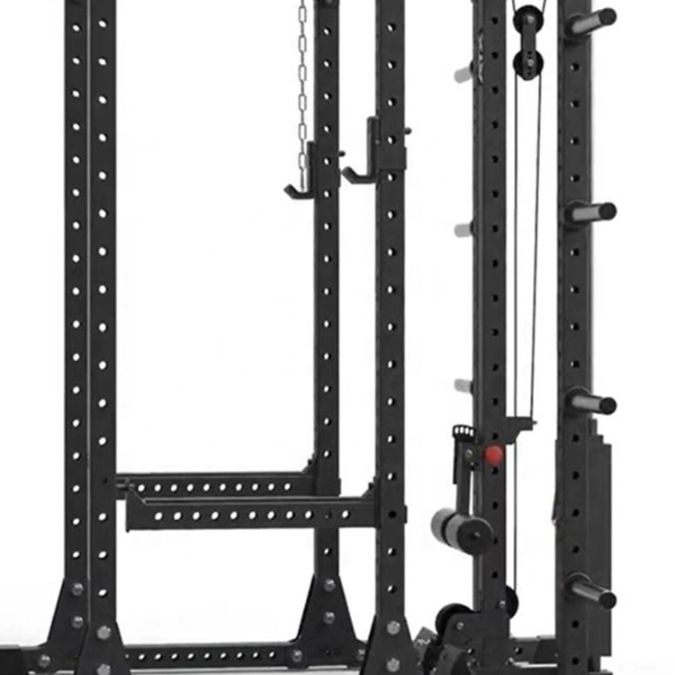 Cheap price Commercial Squat Rack Functional Trainer Black Gym smith machine