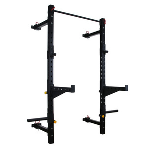 Multi functional gym squat rack cage squat rack with pull up bar for gym