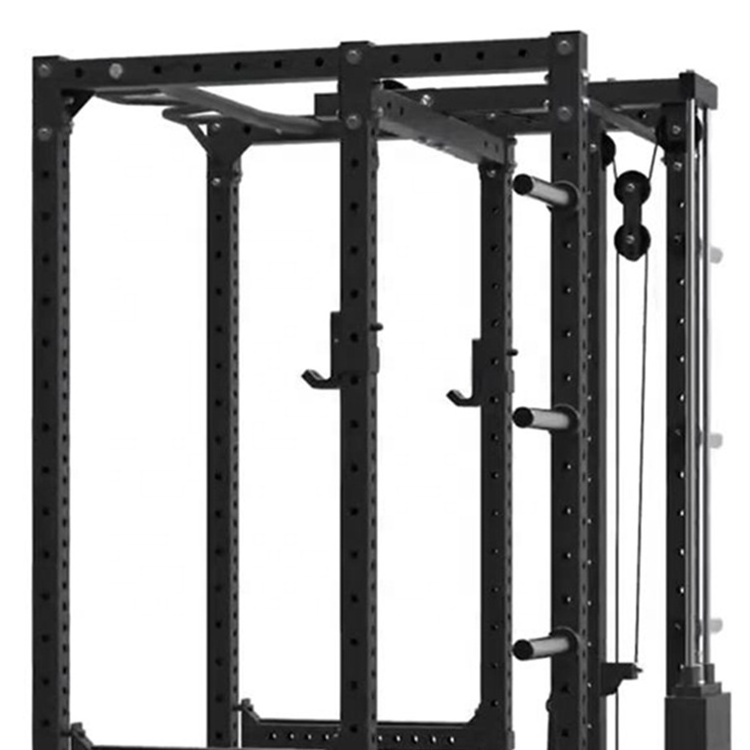 Cheap price Commercial Squat Rack Functional Trainer Black Gym smith machine