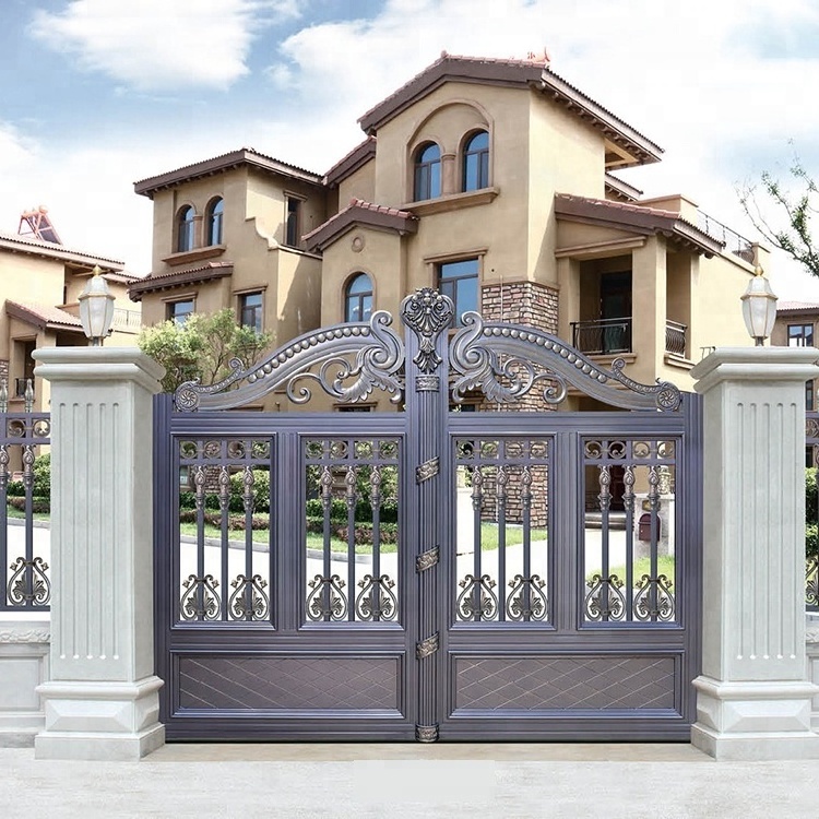 aluminum gate pillar design main gate