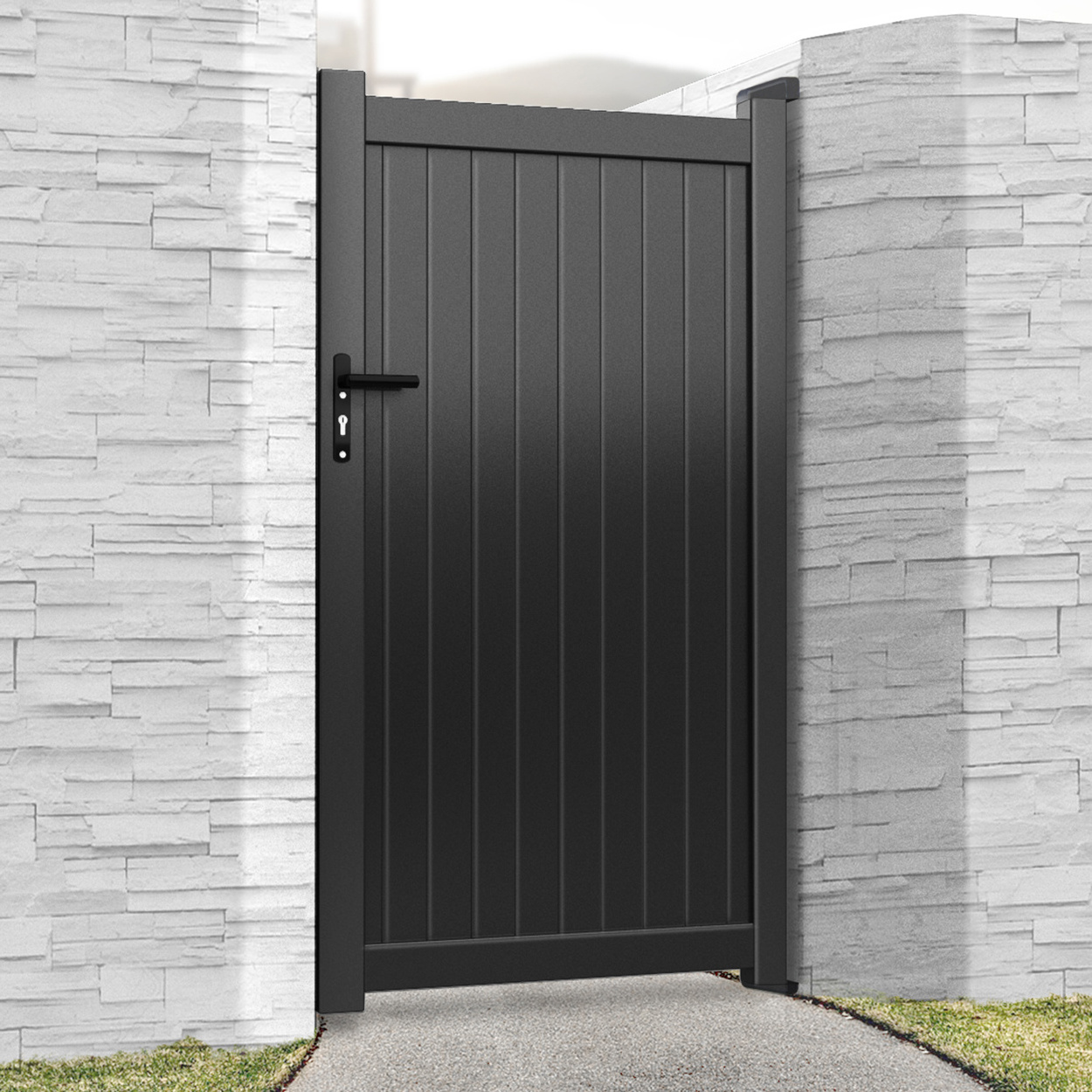 Security gates sliding gates aluminum alloy door