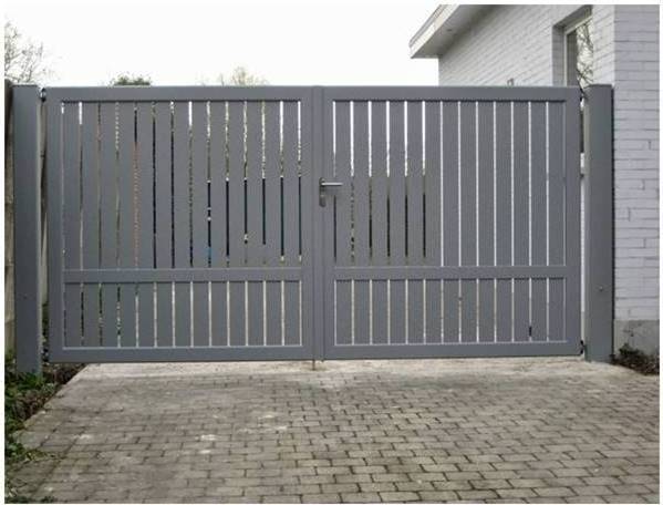 high quality security metal aluminum sliding gate design driveway sliding gates